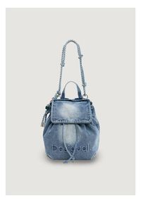 Desigual Plecak 26SAKD07 Niebieski. Kolor: niebieski. Materiał: materiał #4