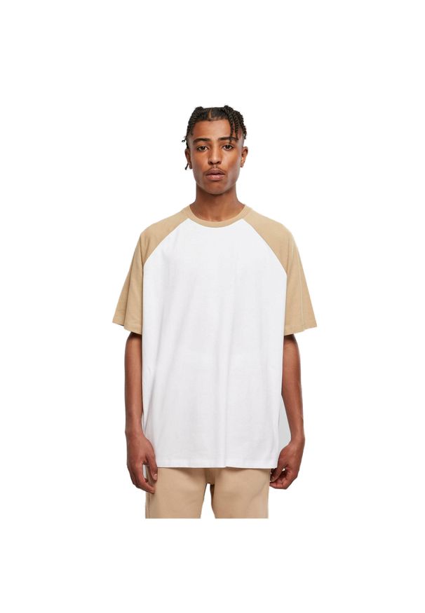 Koszulka z krótkim rękawem Urban Classics Organic Oversized. Kolor: beżowy, biały, wielokolorowy. Długość rękawa: krótki rękaw. Długość: krótkie