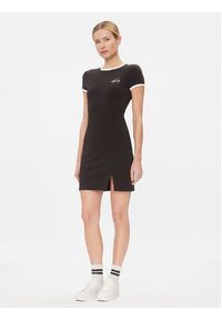 Tommy Jeans Sukienka codzienna Bodycon DW0DW17409 Czarny Slim Fit. Okazja: na co dzień. Kolor: czarny. Materiał: bawełna. Typ sukienki: bodycon, proste. Styl: casual #3