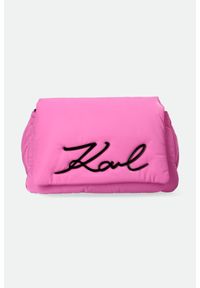 Karl Lagerfeld - TOREBKA KARL LAGERFELD. Wzór: aplikacja. Dodatki: z aplikacjami. Rodzaj torebki: na ramię