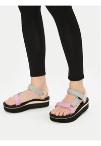 Teva Sandały Flatform Universal 1008844 Szary. Kolor: szary. Materiał: materiał #6