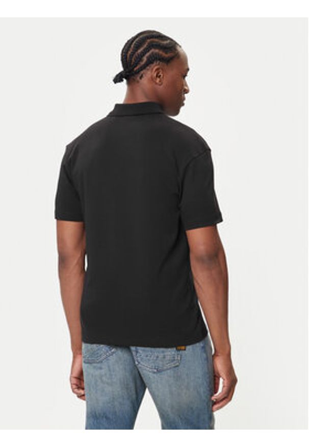 Hugo - HUGO Polo Deabono_D 50517638 Czarny Regular Fit. Typ kołnierza: polo. Kolor: czarny. Materiał: bawełna