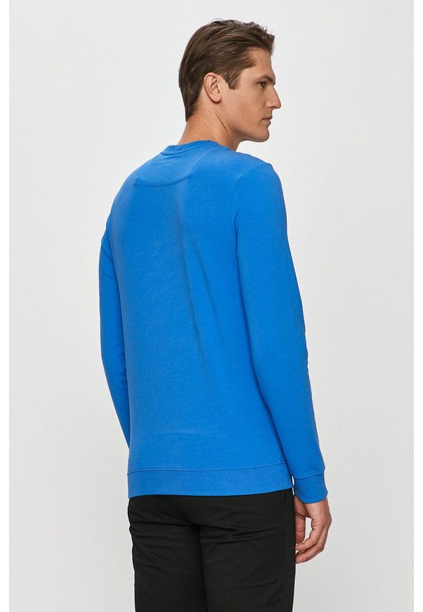 Guess - Bluza. Okazja: na co dzień. Kolor: niebieski. Wzór: nadruk. Styl: casual