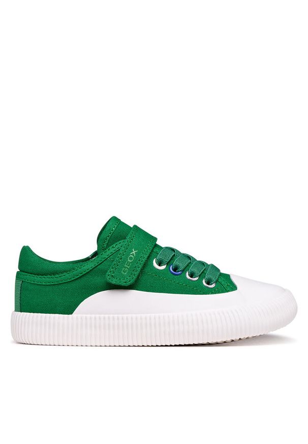 Trampki Geox. Kolor: zielony