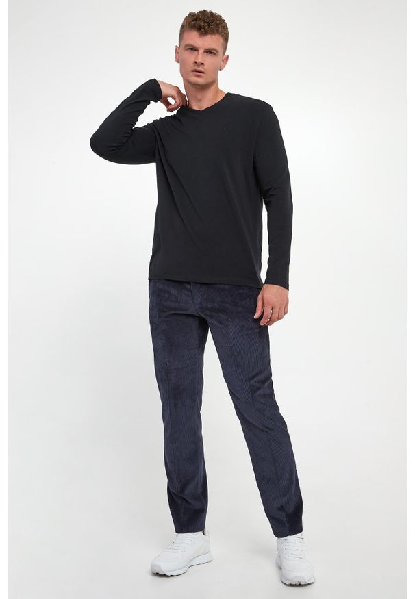 Karl Lagerfeld - Spodnie męskie sztruksowe KARL LAGERFELD. Materiał: sztruks