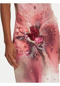 Marciano Guess Sukienka wieczorowa 5GGK57 7099Z Beżowy Regular Fit. Kolor: beżowy. Materiał: syntetyk. Styl: wizytowy