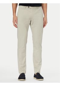 Bugatti Chinosy 4130-16370E Beżowy jasny Regular Fit. Kolor: beżowy. Materiał: bawełna #1
