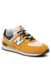 New Balance Sneakersy GC574CY1 Żółty. Kolor: żółty. Materiał: materiał. Model: New Balance 574 #3