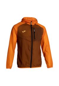 Kurtka do biegania męska Joma R-Trail Nature Raincoat. Kolor: brązowy