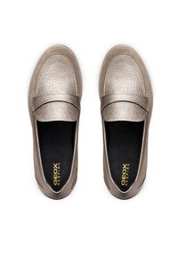 Geox Półbuty D Ilde D46RAB 0222N C6029 Beżowy. Kolor: beżowy. Materiał: skóra
