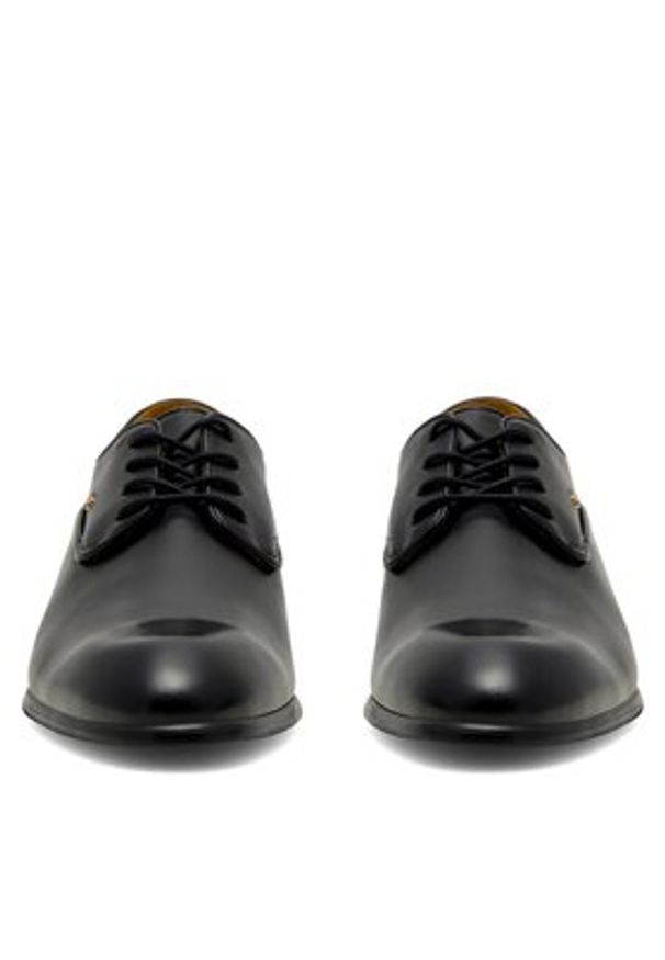 Gino Rossi Półbuty GIULIO-01 124AM Czarny. Kolor: czarny. Materiał: skóra