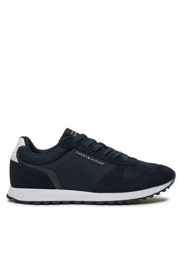 TOMMY HILFIGER - Tommy Hilfiger Sneakersy New Runner Eva Trainers FM0FM05454 Granatowy. Kolor: niebieski. Materiał: materiał