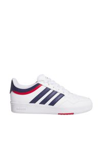 Adidas - Buty dla dzieci adidas Hoops 4.0. Kolor: czerwony, niebieski, wielokolorowy, biały. Sport: turystyka piesza