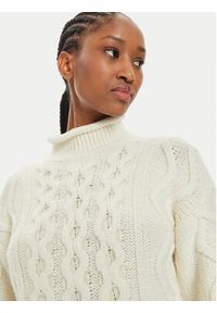 Hugo Golf Savenia 50527692 Écru Regular Fit. Typ kołnierza: golf. Materiał: syntetyk #3