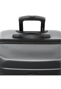 Wittchen - Średnia walizka z ABS-u żłobiona szara. Kolor: szary. Materiał: guma. Styl: klasyczny #7