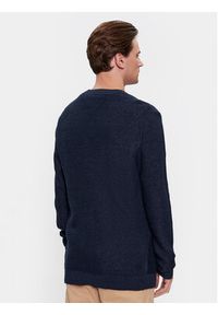 Tommy Jeans Sweter DM0DM15060 Granatowy Regular Fit. Kolor: niebieski. Materiał: syntetyk
