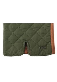 EM Men's Accessories - Eleganckie Pikowane Rękawiczki Męskie - Zieleń i Jasny Brąz. Kolor: brązowy. Materiał: poliester, bawełna. Wzór: aplikacja. Sezon: zima, jesień. Styl: elegancki #2