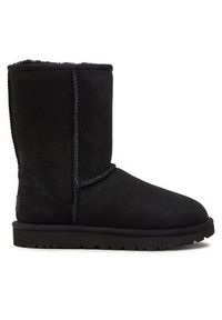 Ugg Śniegowce W Classic Short II 1016223 Czarny. Kolor: czarny. Materiał: skóra