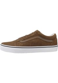 Vans - Buty VANS OLD SKOOL Brązowy. Kolor: brązowy. Materiał: tkanina, skóra