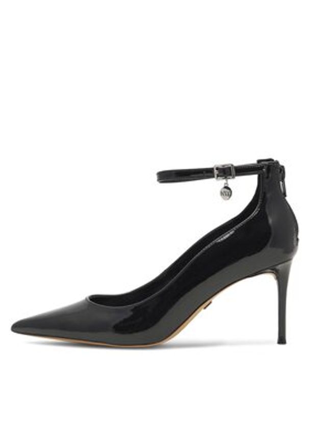 Nine West Szpilki SJ1489 Czarny. Kolor: czarny. Materiał: skóra. Obcas: na szpilce