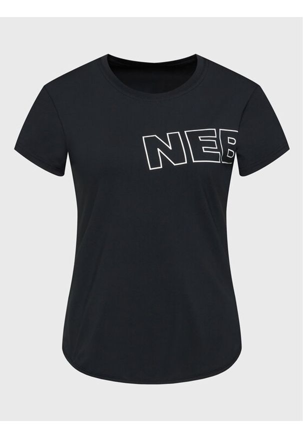 NEBBIA T-Shirt 44001 Czarny Regular Fit. Kolor: czarny. Materiał: syntetyk