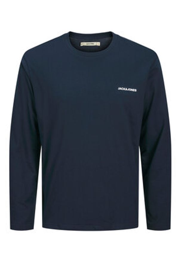 Jack & Jones Piżama Everest 12273632 Granatowy Standard Fit. Kolor: niebieski. Materiał: bawełna