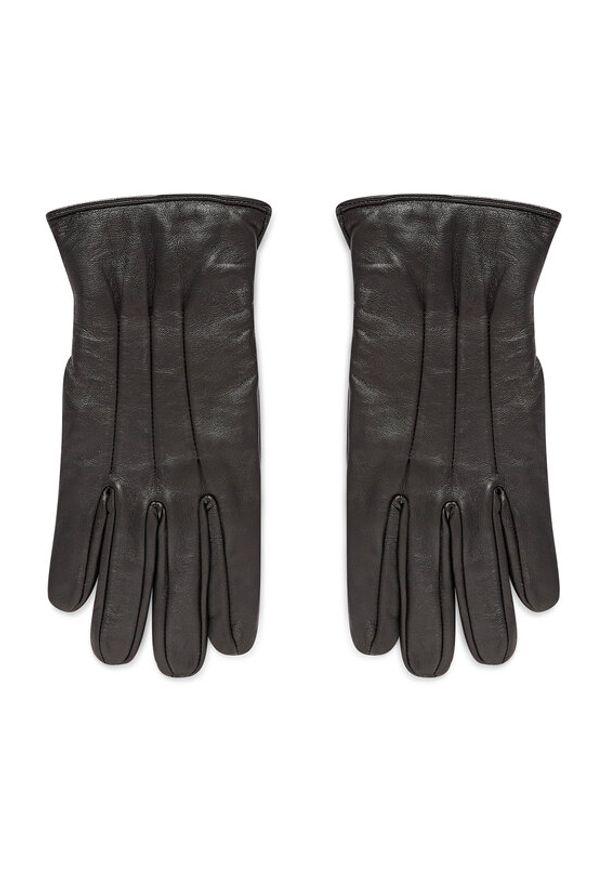 Jack & Jones - Jack&Jones Rękawiczki Męskie Jacmontana Leather Gloves Noos 12125090 Czarny. Kolor: czarny. Materiał: skóra