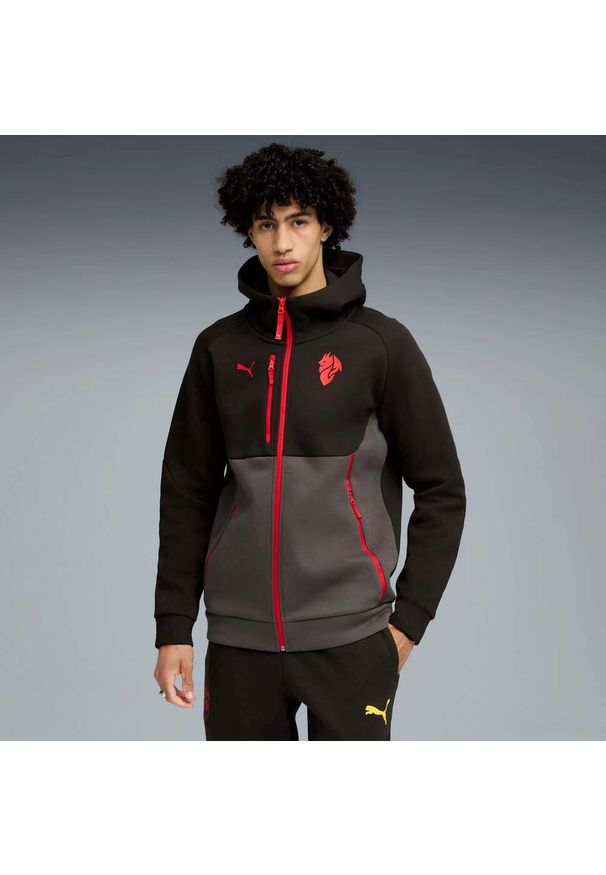 Puma Acm Pumatech Fz Hoodie Dorośli. Kolor: czarny. Sport: piłka nożna