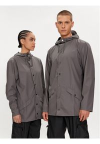 Rains Kurtka przeciwdeszczowa Jacket W3 12010 Szary Regular Fit. Kolor: szary. Materiał: syntetyk #1