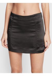 Gina Tricot Spódnica mini Rio 18497 Czarny Regular Fit. Kolor: czarny. Materiał: syntetyk