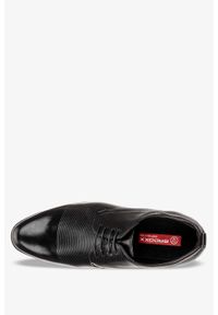Casu - Czarne buty wizytowe casu mxc405. Kolor: czarny. Styl: wizytowy