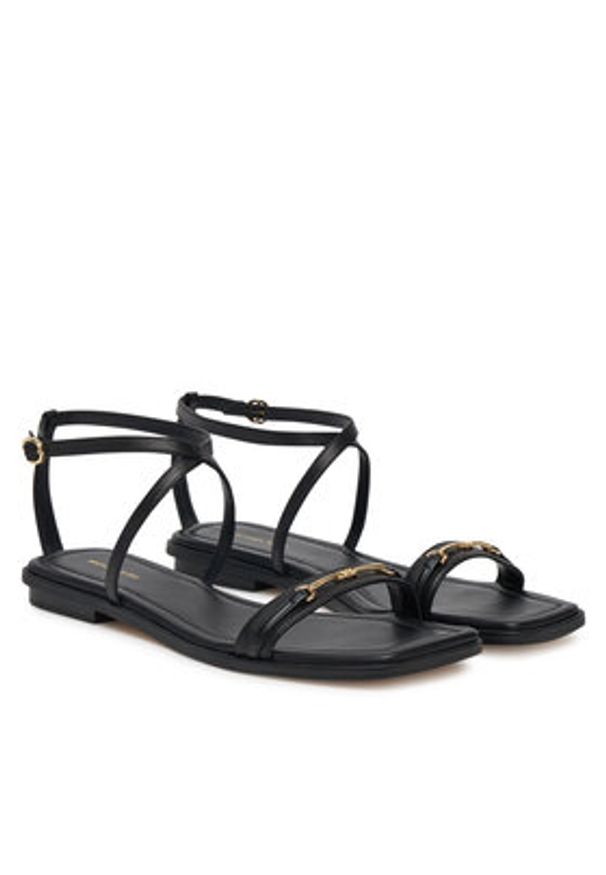 MICHAEL Michael Kors Sandały 40S5LEFS1L Czarny. Kolor: czarny. Materiał: skóra