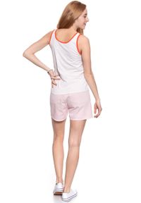 Wrangler - WRANGLER T SHIRT DAMSKI RETRO KABEL TANK ROSEWATER W730SEVLF 112130937. Długość rękawa: na ramiączkach. Wzór: nadruk. Styl: retro #6