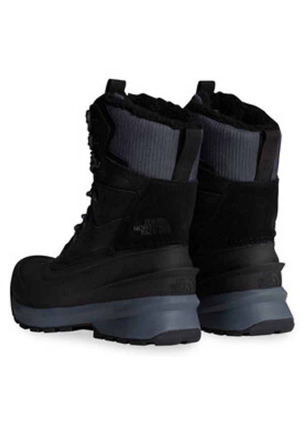 The North Face Śniegowce Chilkat V 400 WP NF0A5LW1NY71 Czarny. Kolor: czarny. Materiał: skóra