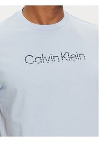 Calvin Klein T-Shirt Degrade Logo K10K112501 Błękitny Regular Fit. Kolor: niebieski. Materiał: bawełna #3