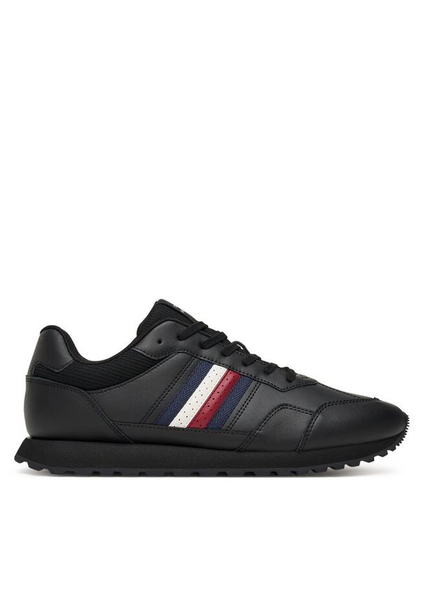TOMMY HILFIGER - Sneakersy Tommy Hilfiger. Kolor: czarny