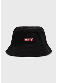 Levi's® - Levi's Kapelusz kolor czarny bawełniany D6249.0001-59. Kolor: czarny. Materiał: bawełna #1