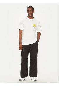 Adidas - adidas T-Shirt Lounge Still Life Lemons Graphic JJ3959 Biały Regular Fit. Kolor: biały. Materiał: bawełna