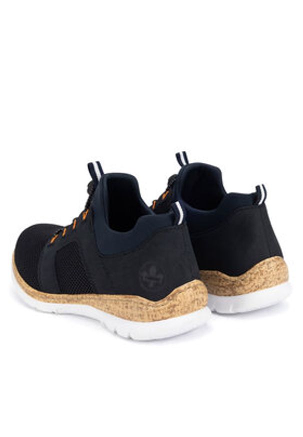Rieker Sneakersy N4290-14 Granatowy. Kolor: niebieski. Materiał: materiał