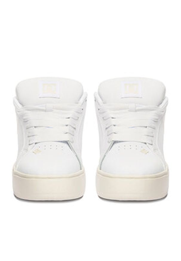 DC Shoes Sneakersy EO-COURT GRAFFIK PLATFORM DC02422102 Biały. Kolor: biały. Materiał: skóra. Obcas: na platformie