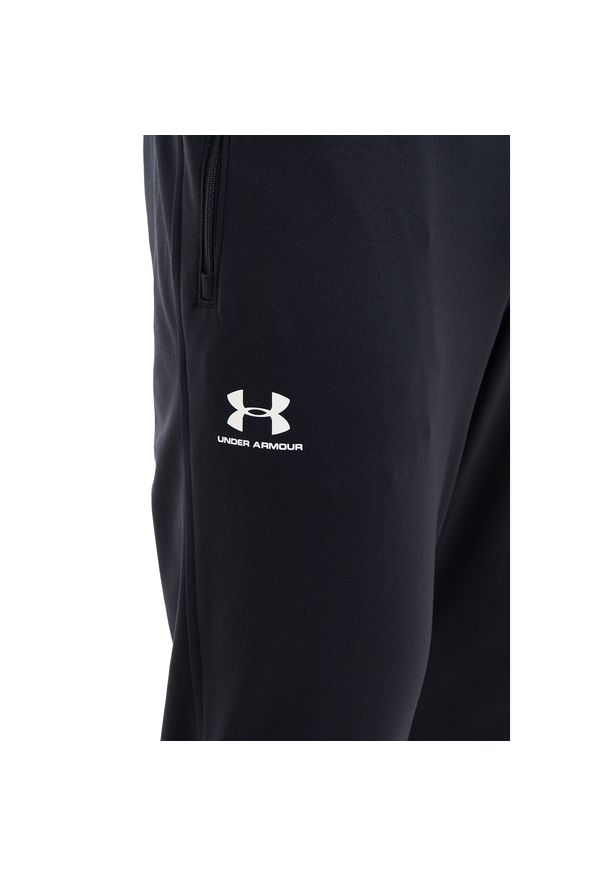 Spodnie dresowe treningowe męskie Under Armour Tricot Jogger (1290261-001). Kolor: czarny. Materiał: dresówka. Sport: fitness
