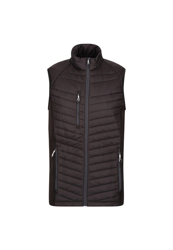 Regatta - Bezrękawnik Męska Pikowanie Hybrydowy. Kolor: szary, fioletowy, wielokolorowy, czarny. Długość rękawa: bez rękawów. Sport: turystyka piesza