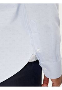 Michael Kors Koszula MK0DS01263 Błękitny Slim Fit. Kolor: niebieski. Materiał: bawełna