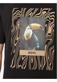 BOSS - Boss T-Shirt Te_Tucan 50516012 Czarny Regular Fit. Kolor: czarny. Materiał: bawełna
