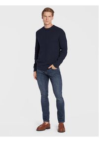 Casual Friday Sweter Karlo 20503984 Granatowy Slim Fit. Okazja: na co dzień. Kolor: niebieski. Materiał: bawełna. Styl: casual #3