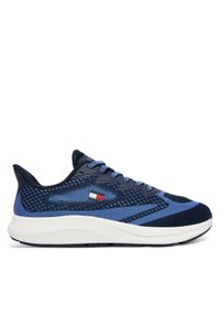 Tommy Jeans Sneakersy Runner Knitted EM0EM01713 Niebieski. Kolor: niebieski. Materiał: materiał #1