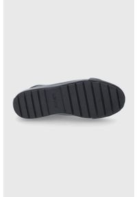 Levi's® - Levi's Trampki kolor czarny. Okazja: na spotkanie biznesowe. Nosek buta: okrągły. Zapięcie: sznurówki. Kolor: czarny. Materiał: guma. Szerokość cholewki: normalna. Styl: biznesowy #4