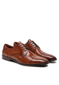 Aldo Półbuty Callahan 13647020 Brązowy. Kolor: brązowy. Materiał: skóra, lakier #4