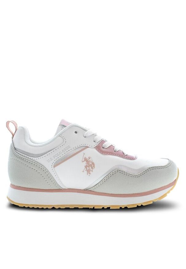 U.S. Polo Assn. Sneakersy Nobik NOBIK010 Biały. Kolor: biały. Materiał: materiał