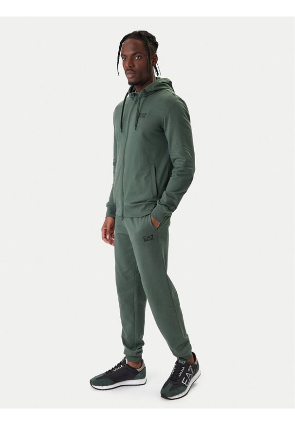 EA7 Emporio Armani Dres 8NPV63 PJVRZ U7260 Zielony Regular Fit. Kolor: zielony. Materiał: bawełna